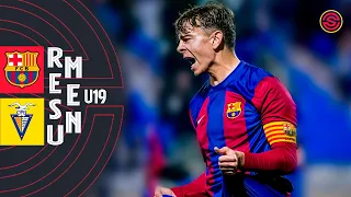 RESUMEN: FC Barcelona vs CF Badalona Juvenil A U19 2024