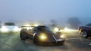 10 Paganis Climb the Famous Hakone Turnpike