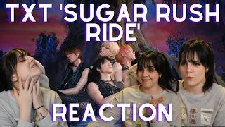 WHAT IS HAPPENING?! | TXT 'Sugar Rush Ride' Reaction