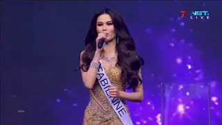 FABIENNE NICOLE : Speech & Winning Answer | Miss Universe INDONESIA 2023