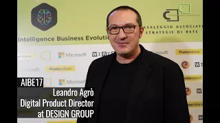 AIBE17 - Intervista a Leandro Agrò, DESIGN GROUP