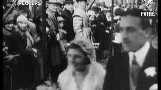 ROYAL: Princess Elizabeth at Wedding of Lady May Cambridge (1931)