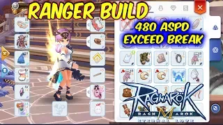 Ranger Build 480 ASPD with Exceed Break | Ragnarok Mobile Eternal Love