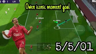 Owen iconic moment real life goal ❤️👌|| #shorts #pesmobile #pes2021