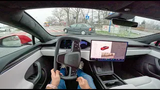 2023 Model S Plaid  | 1020HP | POV Test Drive