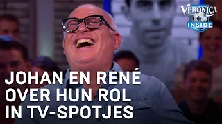 Johan en René lachen over hun rol in tv-spotjes | VERONICA INSIDE