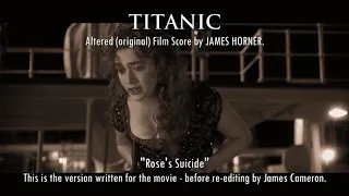 Alternate (Original) TITANIC Score: "Rose's Suicide Attempt"