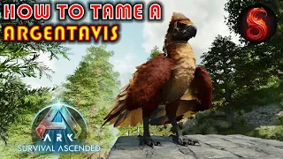 ARK SURVIVAL ASCENDED HOW TO TAME A ARGENTAVIS