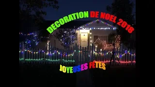Christmas 2018 decoration, Décoration de Noël 2018.