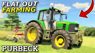 FLAT OUT FARMING! PLANNING FOR "NEW" MACHINES | PURBECK FARMING SIMULATOR 22 - Episode 5