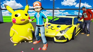 Stealing Cars from Pokémon in GTA 5