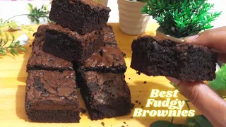 Chocolate Brownies without oven | The Perfect Fudgy Brownies  Recipe by Taste with Khadija