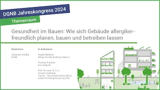 Themenraum "Gesundheit im Bauen" | DGNB Jahreskongress 2024