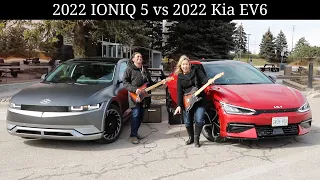 Comparing the 2022 IONIQ 5 vs 2022 Kia EV6
