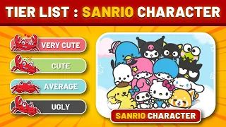 Tier List Rank Sanrio Character from Very cute to Ugly | hello kitty, my melody, cinnamoroll