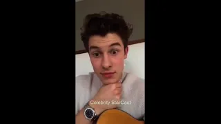 Shawn Mendes Instagram Livestream - 11 May 2018