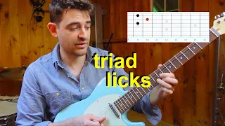 Learn TRIADS licks!