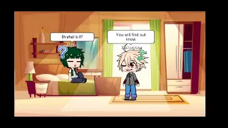 gacha life - bakugou tickle deku (bkdk 💚🧡)