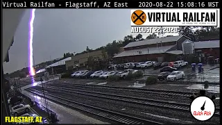 LIGHTNING FLASH & THUNDER AT FLAGSTAFF, AZ! August 22, 2020