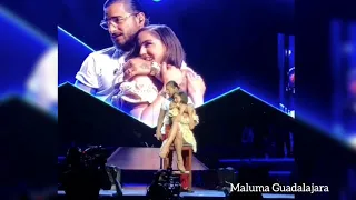 Maluma demuestra su amor por su novia natalia