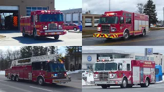 Fire Trucks Responding Compilation - Month of March 2023