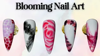 How to use Blooming Gel | Blooming Gel Nail Tutorial | Top 5 Easy Nail Art designs for beginners