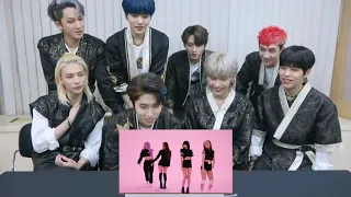 STRAY KIDS Reaction To BLACKPINK - 'How You Like That' Dance Practice Video