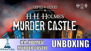 Crimes in History: H. H. Holmes' Murder Castle Board Game Unboxing in 4k