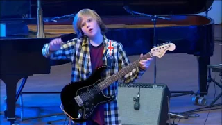 12 year old guitar phenom ROSTISLAV FANTAEV trio ''Progression''