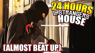 24 HOUR OVERNIGHT in a STRANGERS HOUSE // ATTACKED BY DOGS!