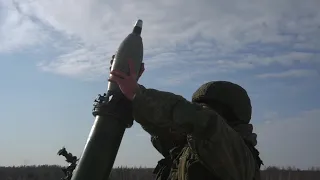 Conducting high-speed fire from 120-mm mortars 2B11