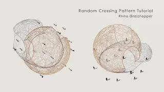 Random Crossing on Sphere Rhino Grasshopper Tutorial