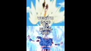 Goku(all forms) VS Vegito(all forms)