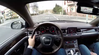 Audi A8L 6.0 W12 (2008) - POV Test Drive Country Road