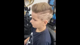 Детская стрижка с узором💈                       Оцените друзья 🙏🏽👇🏽😍