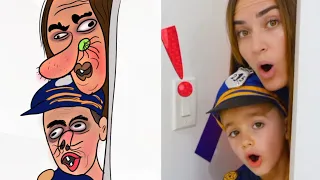 Vlad and Niki Lost Baby Chris Funny Drawing| part 2