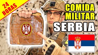 Probando COMIDA MILITAR de SERBIA 24 Horas | MRE Serbia