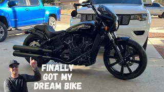 I Finally Bought a Motorcycle, 2023 Indian Scout Rogue