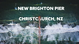 Empty New Brighton Pier LOCKDOWN 4K Christchurch, New Zealand