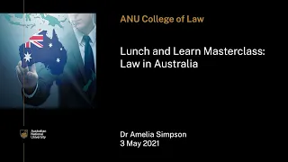 Lunch and Learn masterclass: Law in Australia