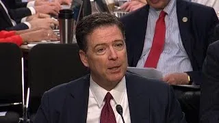 James Comey "stunned" by conversation with President Trump