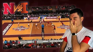 Team USA Libero Reacts to Nebraska vs. Illinois 2018 NCAA Semifinal