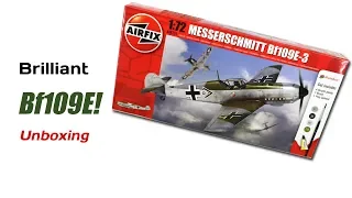 Brilliant Bf109E! Unboxing the Airfix Messerschmitt Bf109E-3 in 1/72 Scale