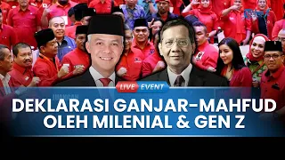 🔴LIVE: Deklarasi Ganjar-Mahfud MD oleh Generasi Milenial dan Gen Z di Gedung Arsip Nasional