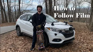 How to Follow Film Downhill Skateboarding