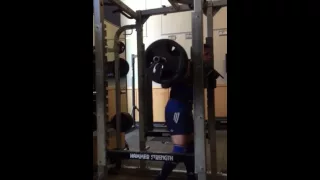 5th set of 8, 315 speed squat doubles