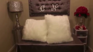 DIY How to make Faux Fur Pillows | Hot Glue Method | Part II