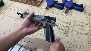 DIY Thumb Rest for CZ Shadow II Pistol