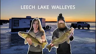 Leech Lake Ice Fishing 2024