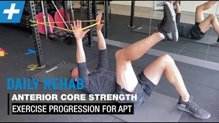 Anterior Core Strength Exercise Progression for Pelvic Tilt | Tim Keeley | Physio REHAB